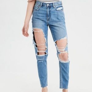 American Eagle mom jeans